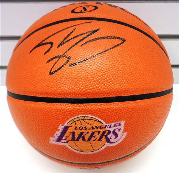 Shaquille ONeal Autographed Lakers Logo Basketball