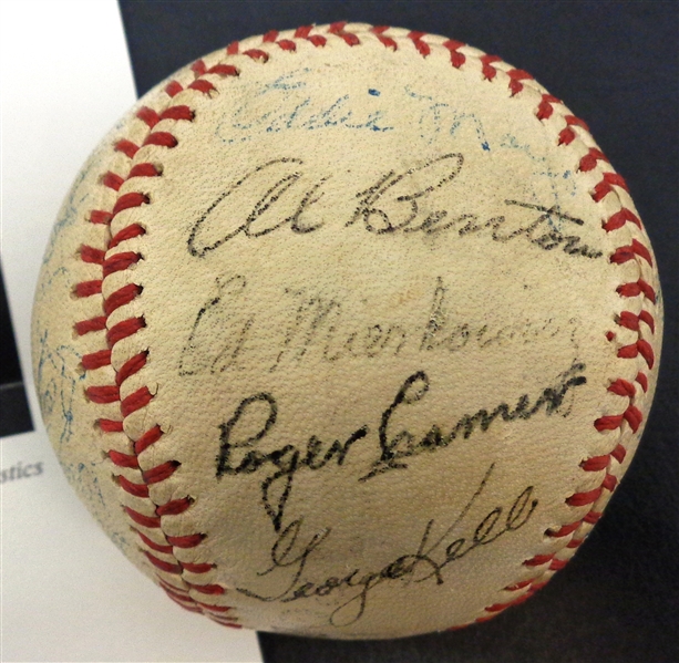 1946 Detroit Tigers Team Signed Ball