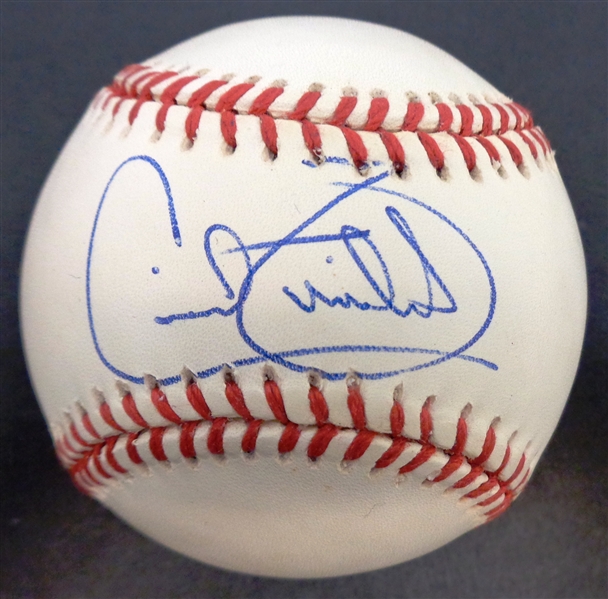Cecil Fielder Autographed Baseball