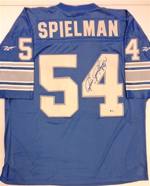 Chris Spielman Autographed Lions Authentic Jersey