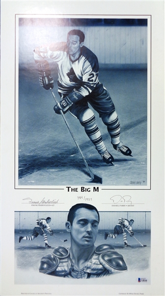 Frank Mahovlich Autographed 13x24 Lithograph