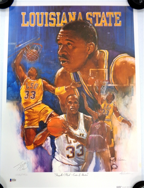 Shaquille ONeal Autographed 17x24 Lithograph