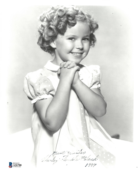 Shirley Temple-Black Autographed 8x10 Photo