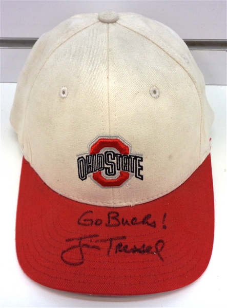 Jim Tressel Autographed OSU Hat