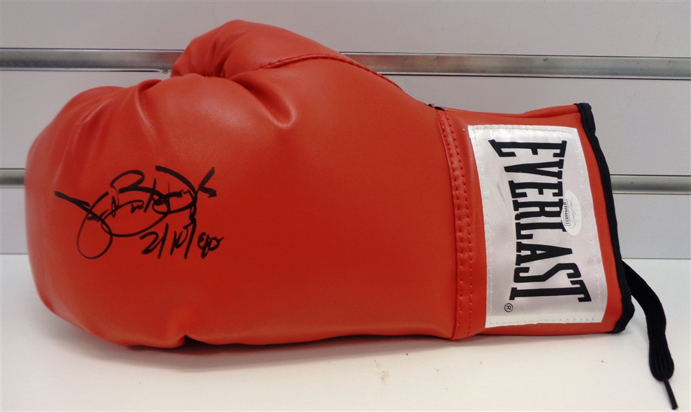 James "Buster" Douglas Autographed Boxing Glove