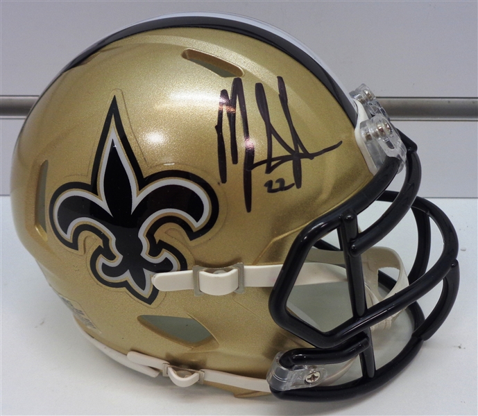 Mark Ingram Autographed Saints Mini Helmet