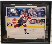 Wayne Gretzky Autographed Framed 16x20 Photo. $400 reserve.