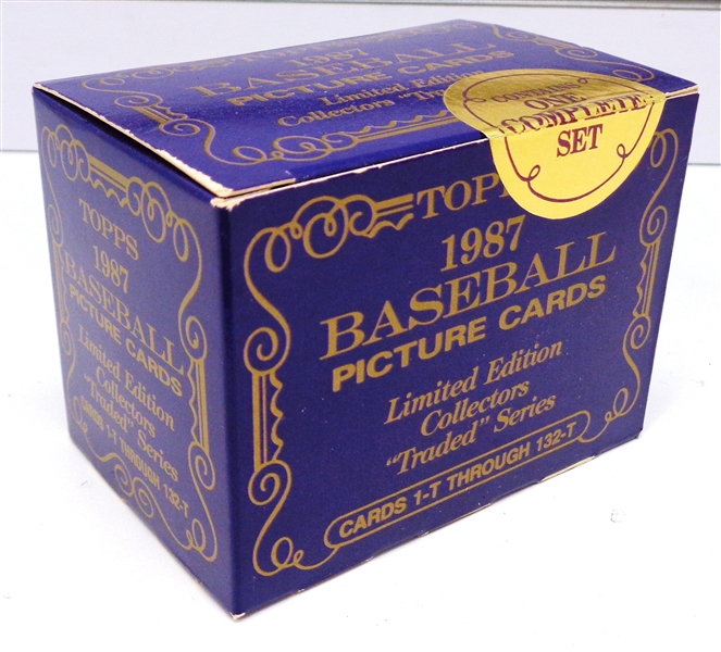 1987 Topps Traded Tiffany Baseball Factory Set