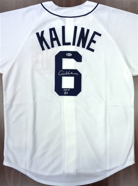 Al Kaline Autographed Jersey with HOF