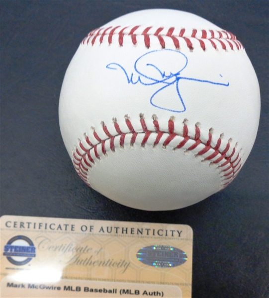 Mark McGwire Autographed Baseball