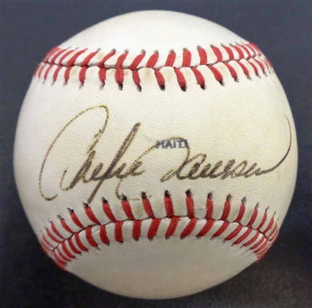 Andre Dawson Autographed Original 1980 All Star Baseball