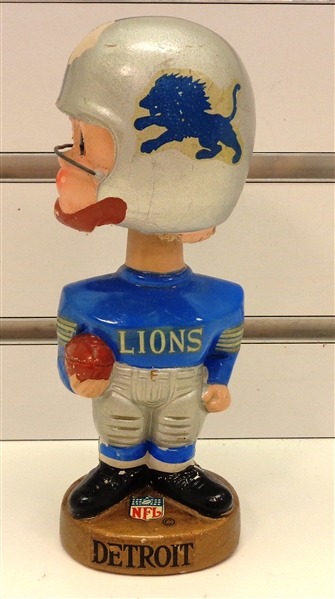 Detroit Lions Vintage Bobblehead (Gold Base)