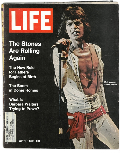 Mick Jagger 1972 Life Magazine