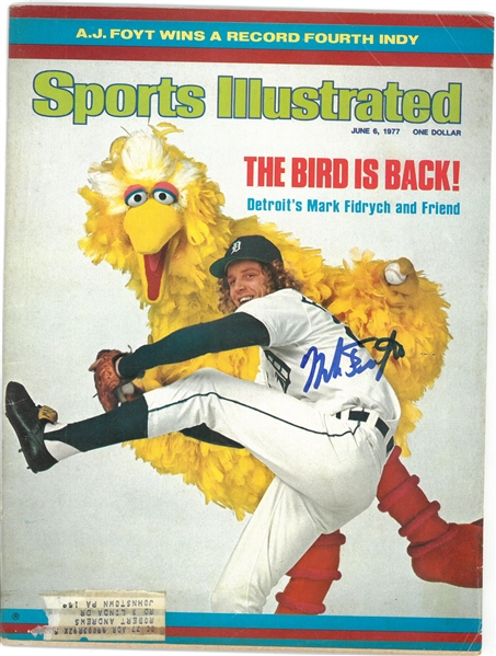 Mark "The Bird" Fidrych Autographed Sports Illustrated