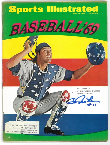 Bill Freehan Autographed 1969 Sports Illustrated