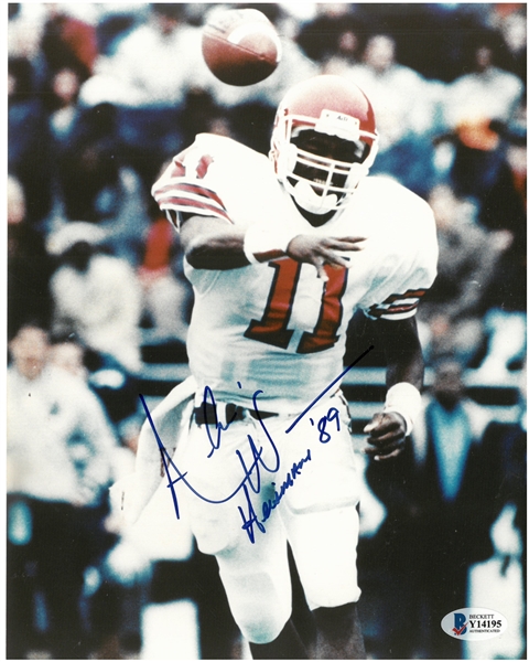 Andre Ware Autographed 8x10 Photo w/ Heisman