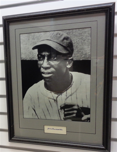 James "Cool Papa" Bell Autographed Cut Framed with Photo