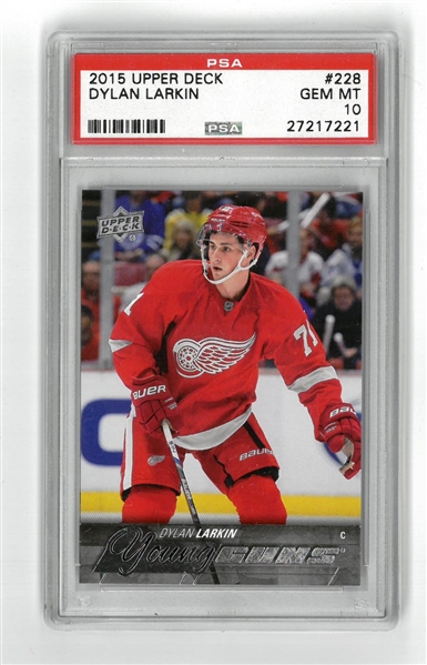 Dylan Larkin PSA 10 Gem Mint Upper Deck Rookie Card