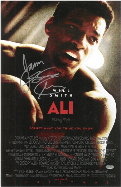 James Toney Autographed 11x17 Ali Movie Poster