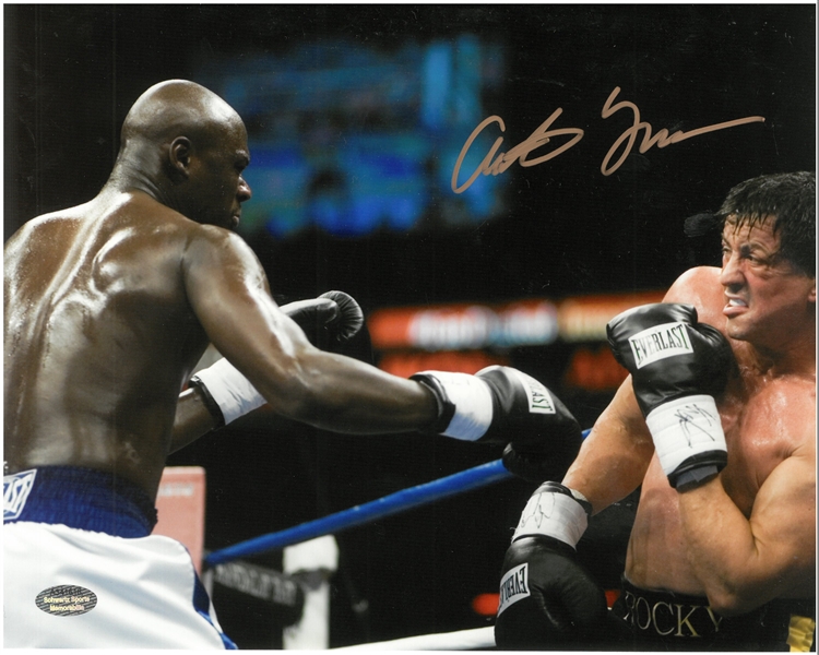 Antonio Tarver Autographed 8x10 Photo Fighting "Rocky"