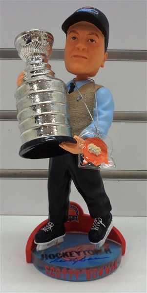 Scotty Bowman Autographed 8" 2002 Stanley Cup Bobblehead