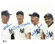 Mantle, Ford, Berra & Lemon Signed 8x10 Photo
