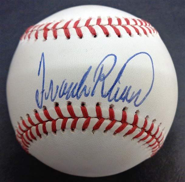 Frank Robinson Autographed Baseball