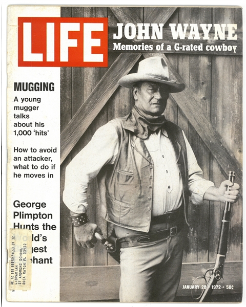 John Wayne 1972 Life Magazine