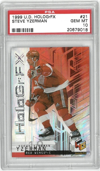 Steve Yzerman PSA 10 1999 UD Hologrfx