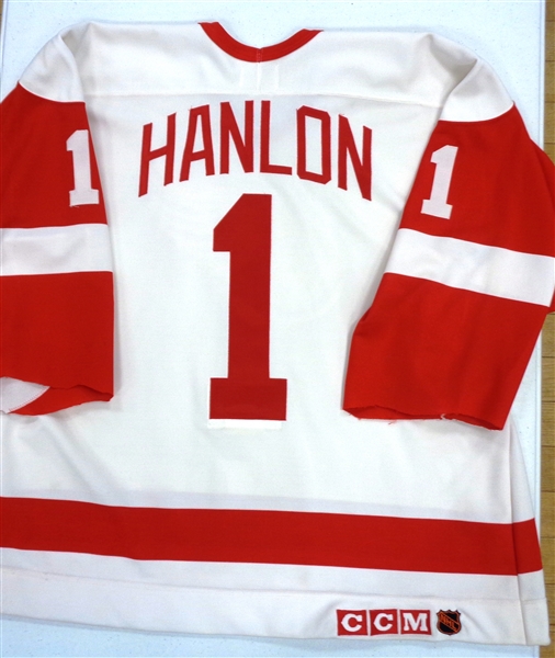 Glen Hanlon Game Used 1989/90 Home Jersey