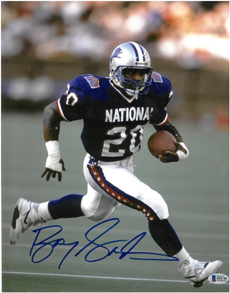 Barry Sanders Autographed 11x14 Photo