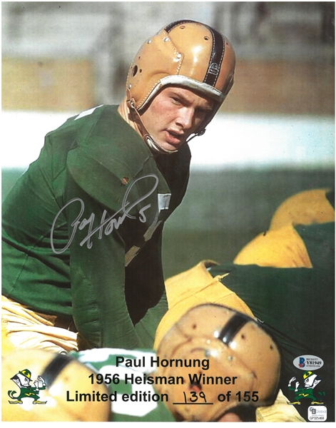 Paul Hornung Autographed 11x14 Photo