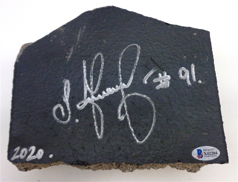 Sergei Fedorov Autographed Concrete from the Joe
