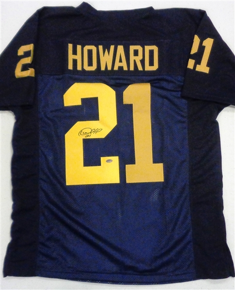 Desmond Howard Autographed Michigan Jersey