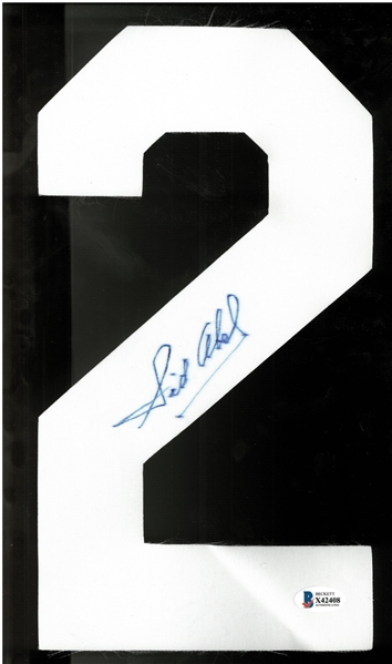 Sid Abel Autographed Jersey Number