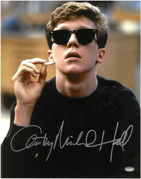 Anthony Michael Hall Autographed 11x14 "Breakfast Club"