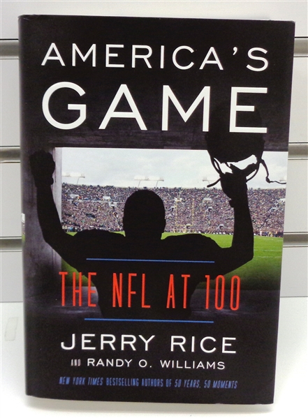 Jerry Rice Autographed "Americas Game" Book