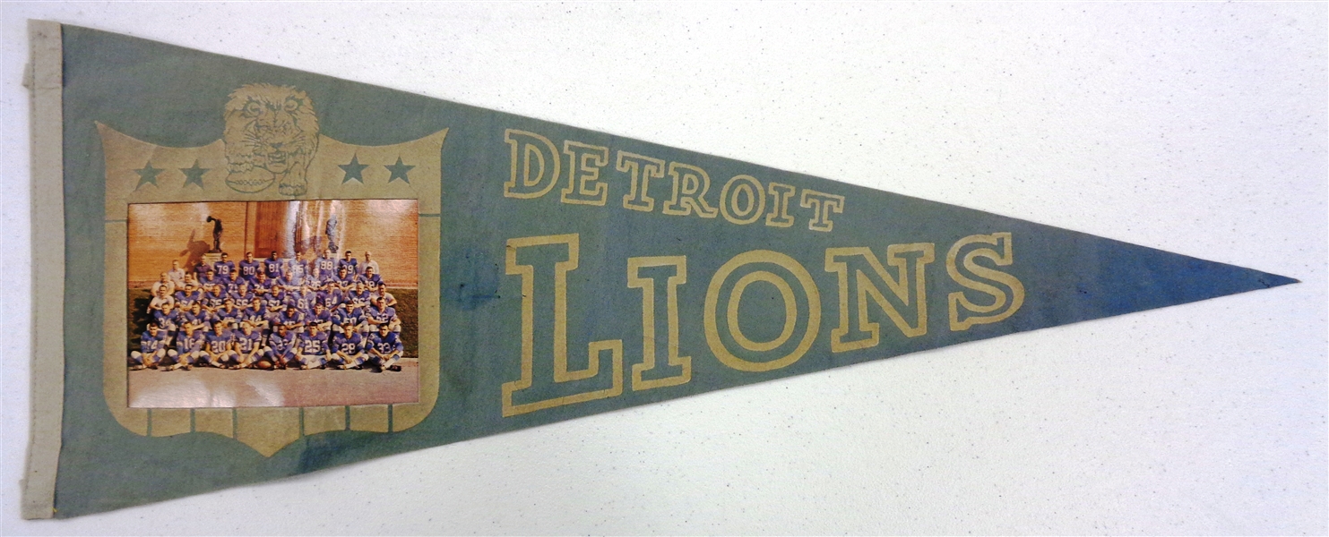 Detroit Lions Vintage Pennant