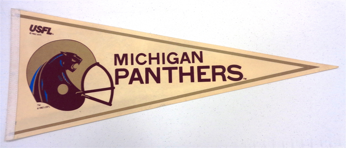 Michigan Panthers Vintage Pennant