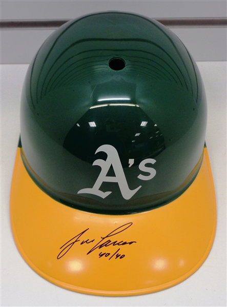 Jose Canseco Autographed Replica Batting Helmet with 40/40
