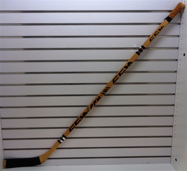 Duane Sutter Game Used Autographed Stick