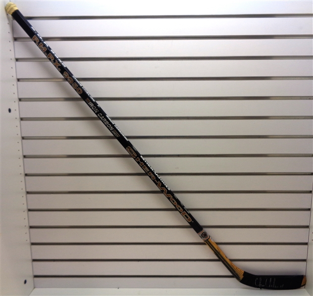 Chris Chelios Game Used Autographed Stick