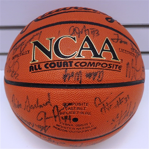 2000 MSU National Champions Team Signed Basketball