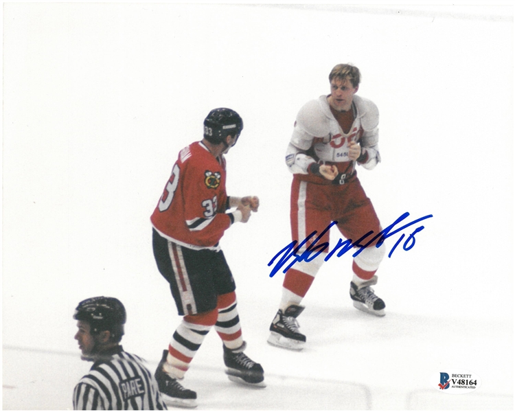 Vladimir Konstantinov Autographed 8x10 Fight Photo