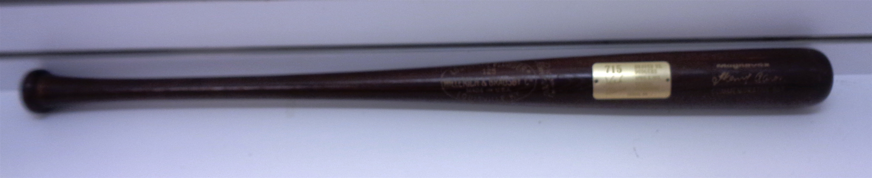 Hank Aaron Commemorative 715 Bat