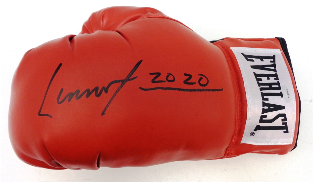 Lennox Lewis Autographed Boxing Glove