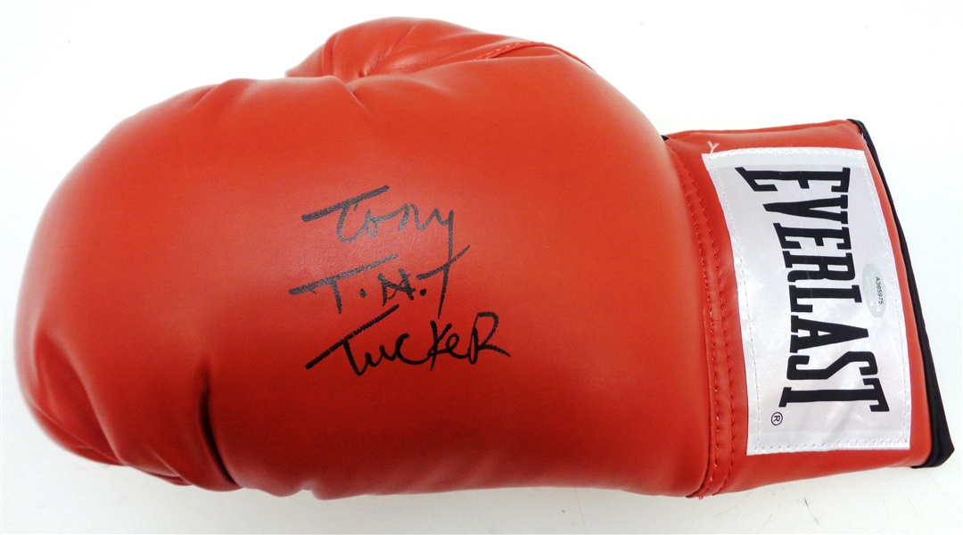 Tony "TNT" Tucker Autographed Boxing Glove