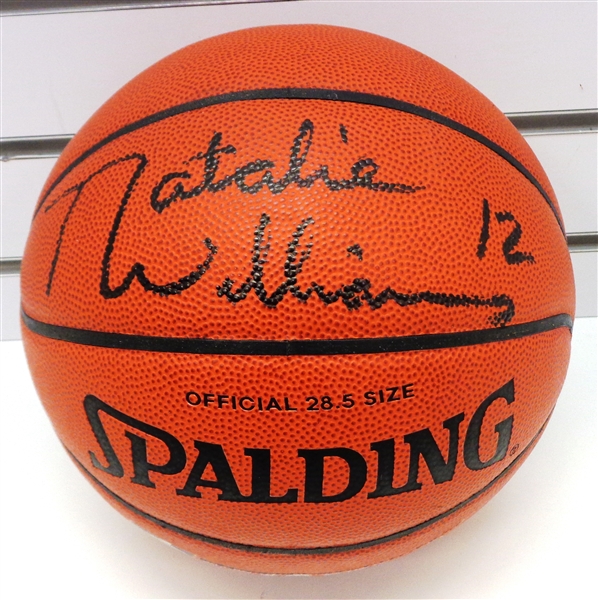 Natalie Williams Autographed WNBA I/O Basketball