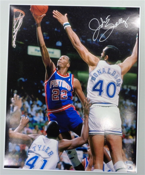 John Salley Autographed 16x20