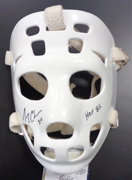 Gerry Cheevers Autographed Replica Goalie Mask w HOF